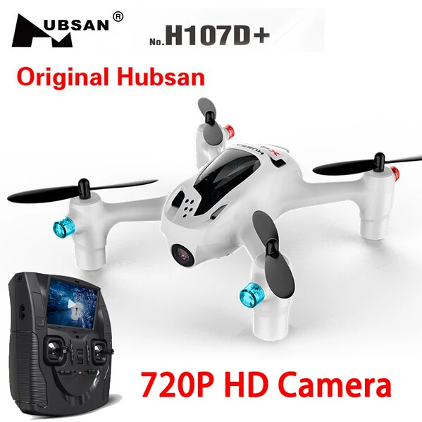 Квадрокоптер Hubsan X4 H107 d + 2 4 ГГц канала 6 осей 5 8G RTF RC FPV профессиональный Дрон с