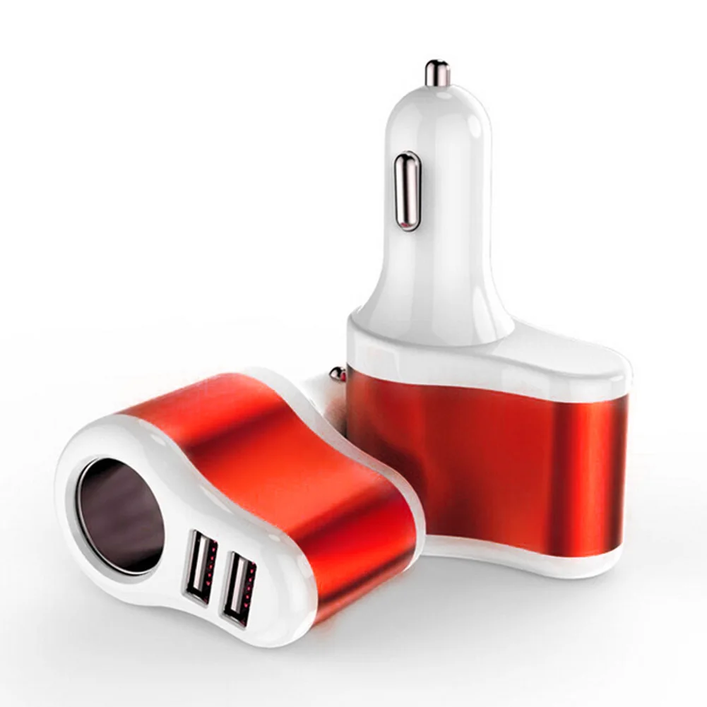 Двойной USB автомобильный прикуриватель гнездо разветвитель зарядное устройство