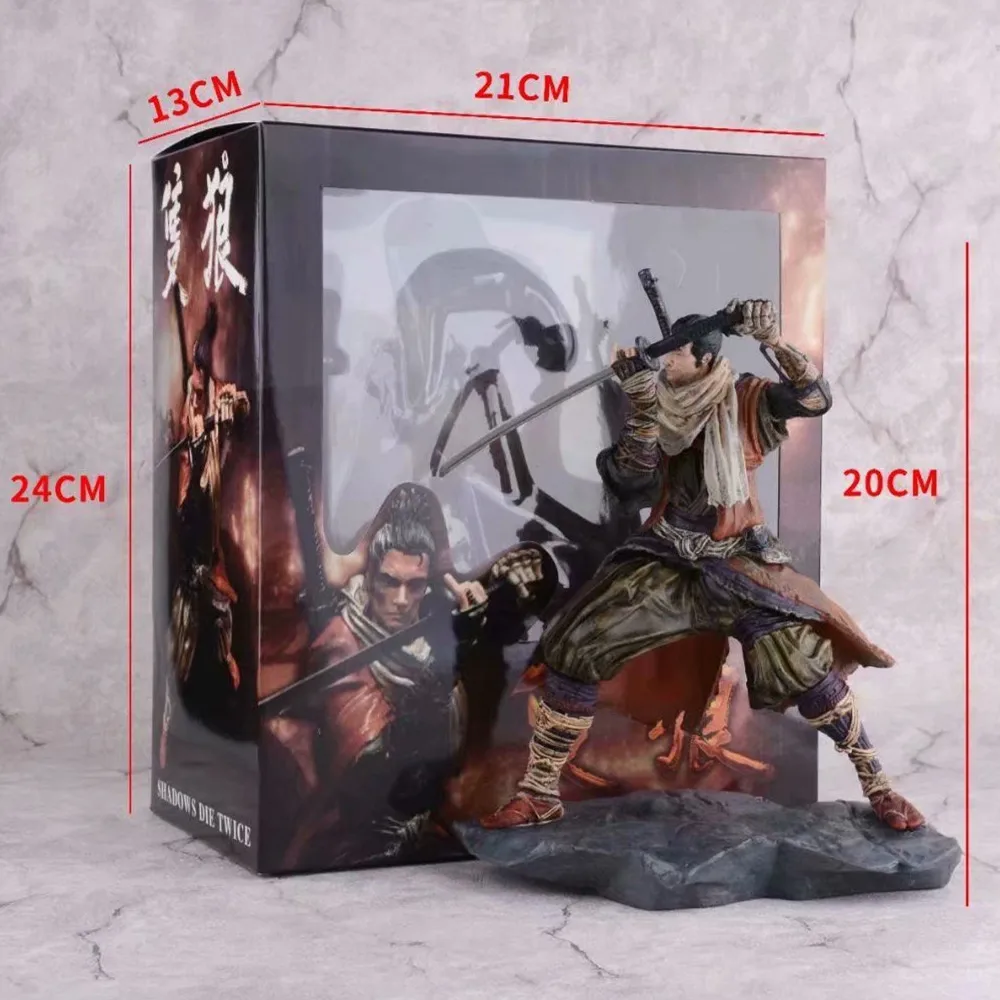 SEKIRO: Shadows Die дважды Действие игрушки Фигурки Модель ПВХ Аниме Figma коллекционные