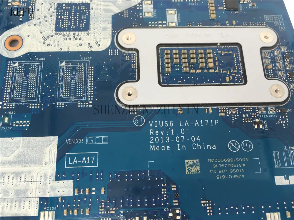 For Lenovo S5-540 S540 Laptop motherboard I3-4030U CPU VIUS6 LA-A171P 00HW321 Mainboard test good | Компьютеры и офис