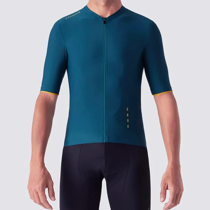 Dark blue set Высокое качество, ciclismo, велосипедные шорты, набор, PRO, дорожный велосипед, MTB, короткий рукав, дышащие майки, Майо, ciclismo hombre - Цвет: Dark blue set
