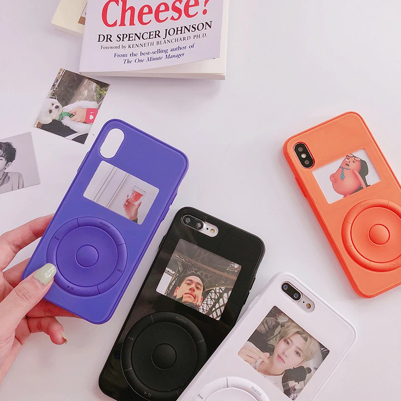 Модный прозрачный чехол для телефона GlamPhoneCase с музыкальным проигрывателем iphone X