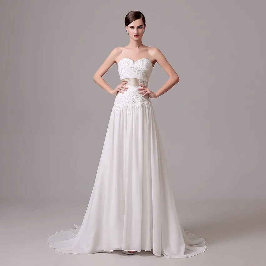 ILoveWedding Бальное платье Свадебные Платья Милая Атласная Шифон Кружева Блестками