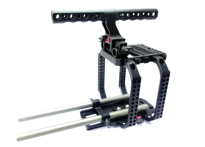Для RED SCARLET EPIC 15 мм рельсовая система поддержки камеры Hooton Rig Kit Кейдж Базовая
