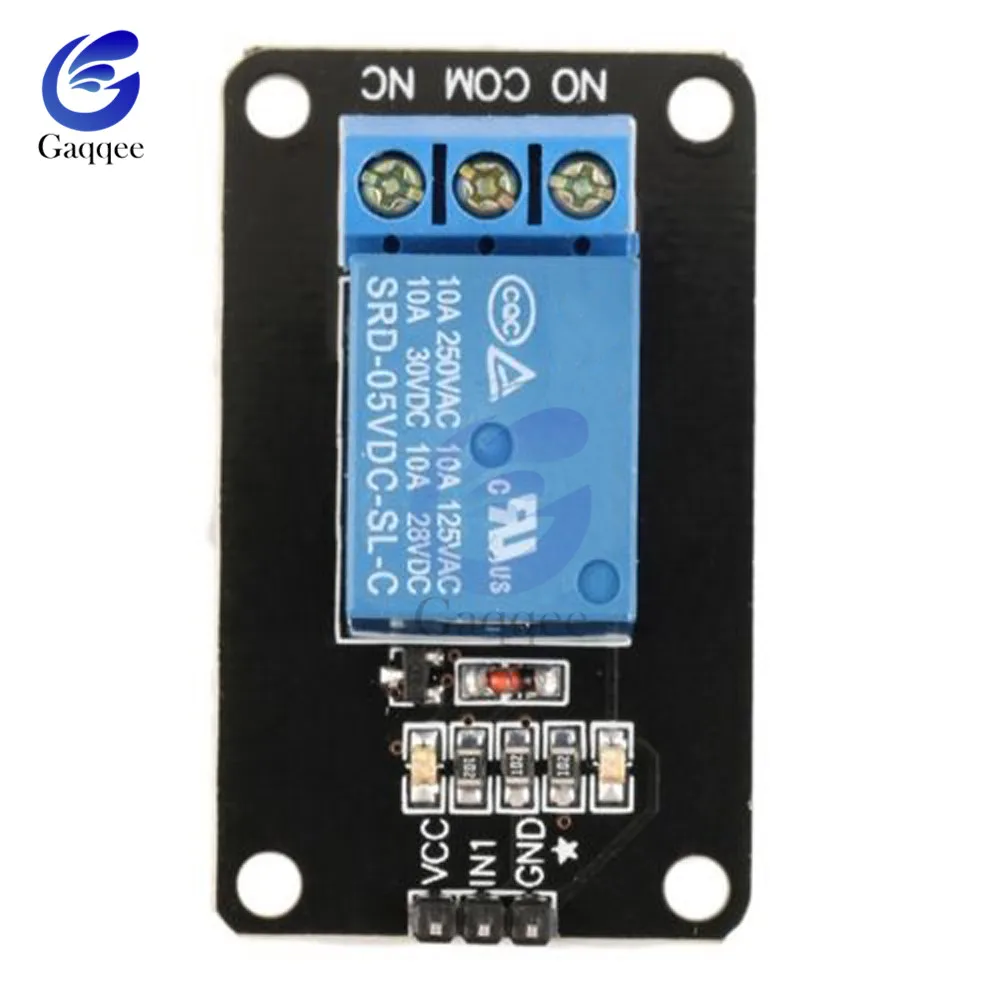 Один канал Релейный Щит DC 5 в 1 релейный модуль для Arduino PIC AVR DSP ARM MCU питание