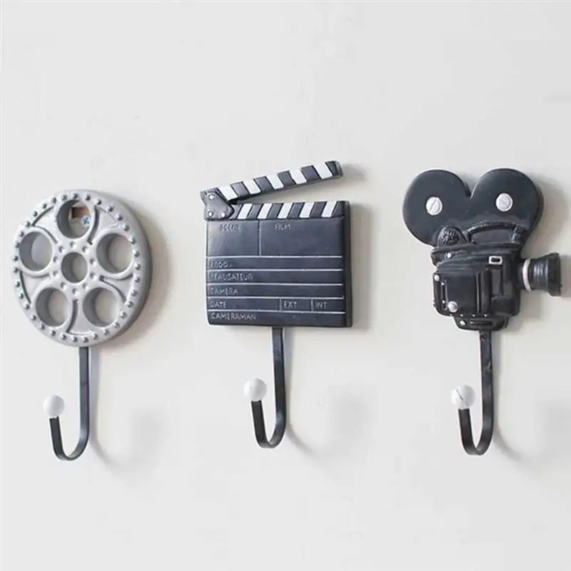 3 шт./компл. нежный настенные крючки смола декоративные Винтаж халат вешалкой Key