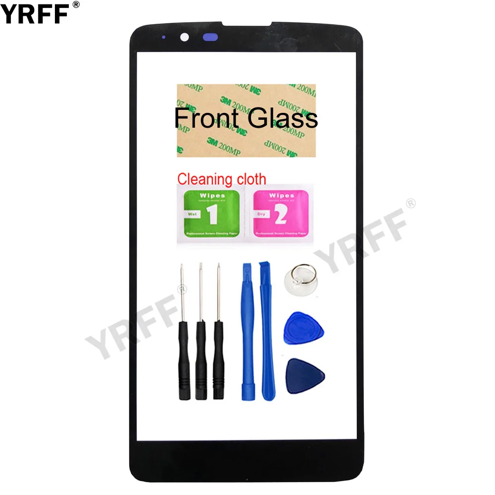 Внешнее стекло YRFF для мобильного телефона LG Stylo Stylus 2 Plus K550 MS550 K535 K530F Передняя