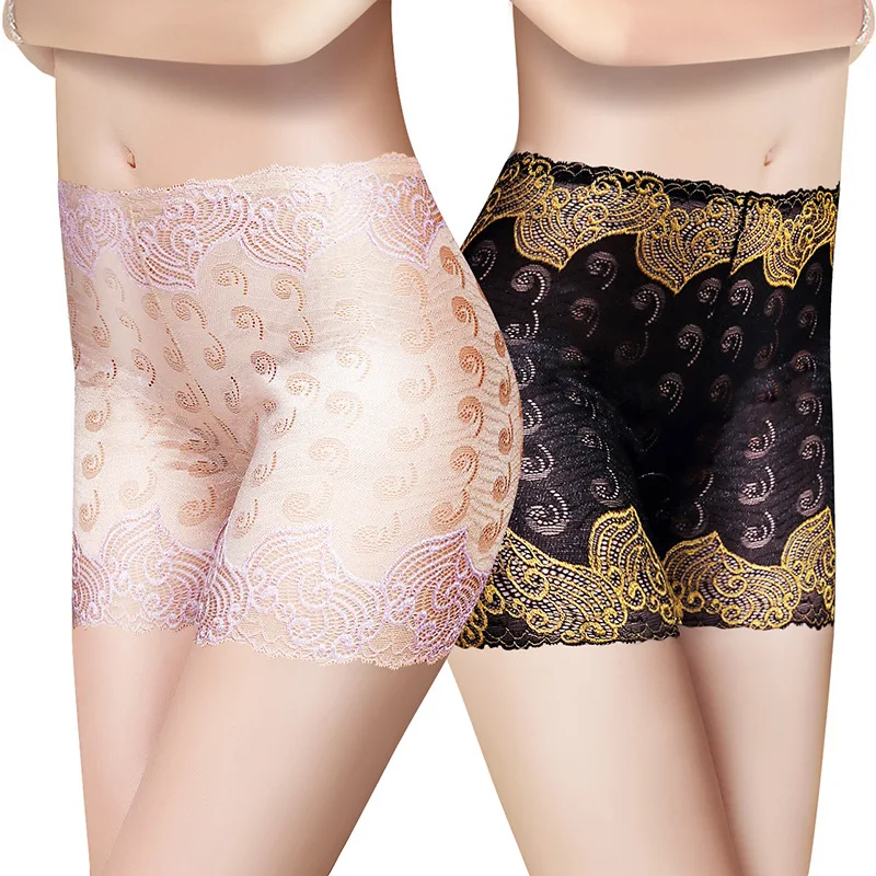 Yasemeen New Sexy Lace Seamless Safety Pants Invisible Breathable Underwear Plus Size Top Quality | Женская одежда