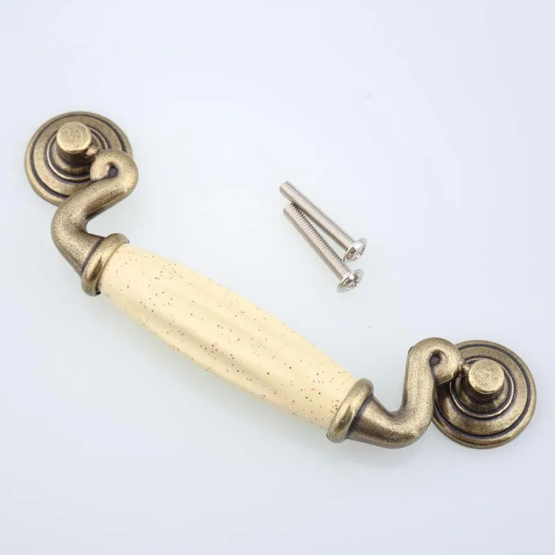 Ручки бронзовые керамические для ящиков и шкафов 4 5 мм 115 дюйма|dresser door handles|furniture