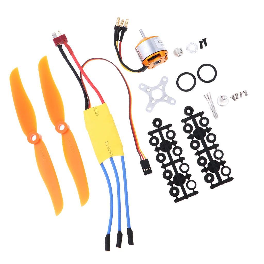 Бесщеточная система питания 30A ESC + A2212 2200KV мотор пропеллер реквизит набор для RC