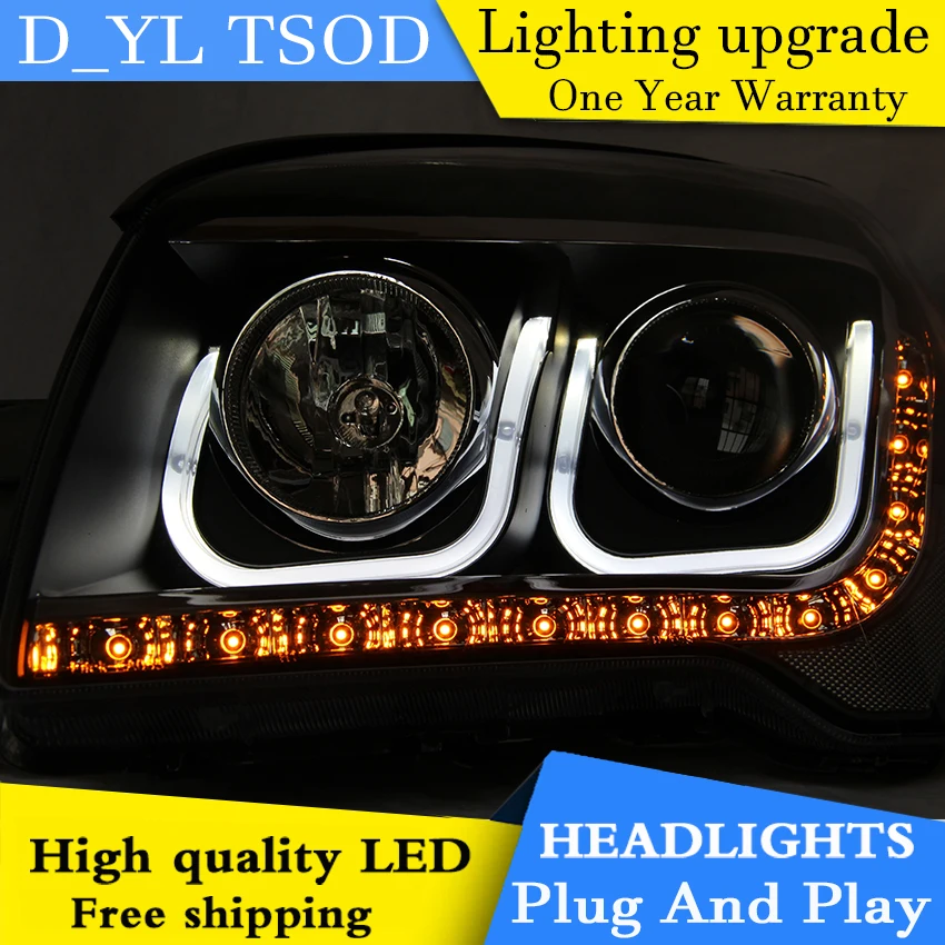 

DY_L Car Styling Head lamp for Kia Sportage 2008-2013 LED Headlight DRL H7/D2H HID Xenon bi xenon lens