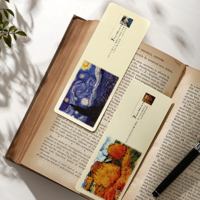 10 шт./компл. всемирно известная картина Закладка для книги Мона Лиза "Девушка с жемчужной сережкой" закладки книжные держатели подарочные канцелярские товары