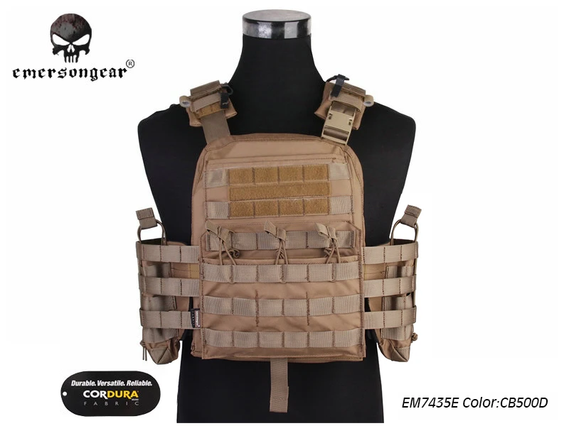 EMERSON CP Style Cherry Plate Carrier тактический боевой жилет Molle NCPC подлинный коричневый Койот
