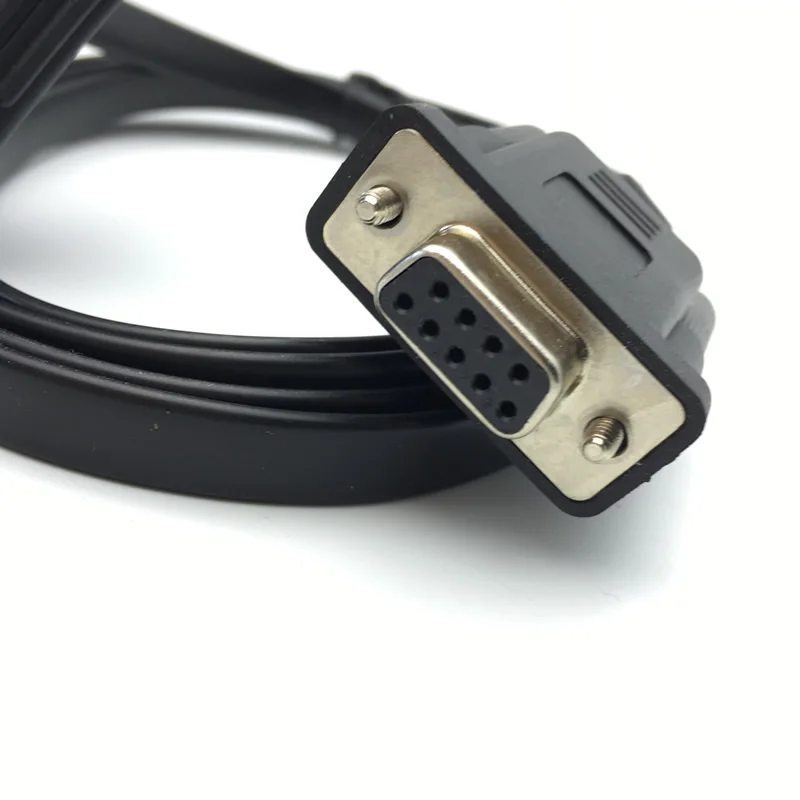 Adduswin OBD2 16PIN плоский OBD к DB9 16Pin M F RS232 кабель для автомобильного диагностического