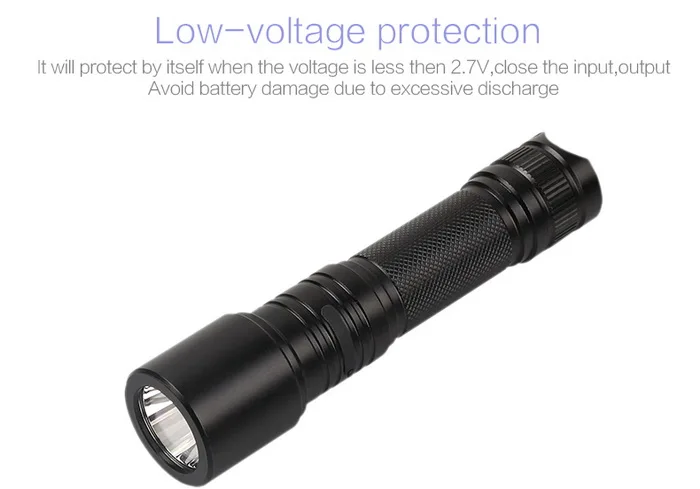 Supfire A5 CREE XML T6 светодиодный фонарик 700 люмен световой факел) поисковый фонарь одиночный фонарь на 18650 Батарея