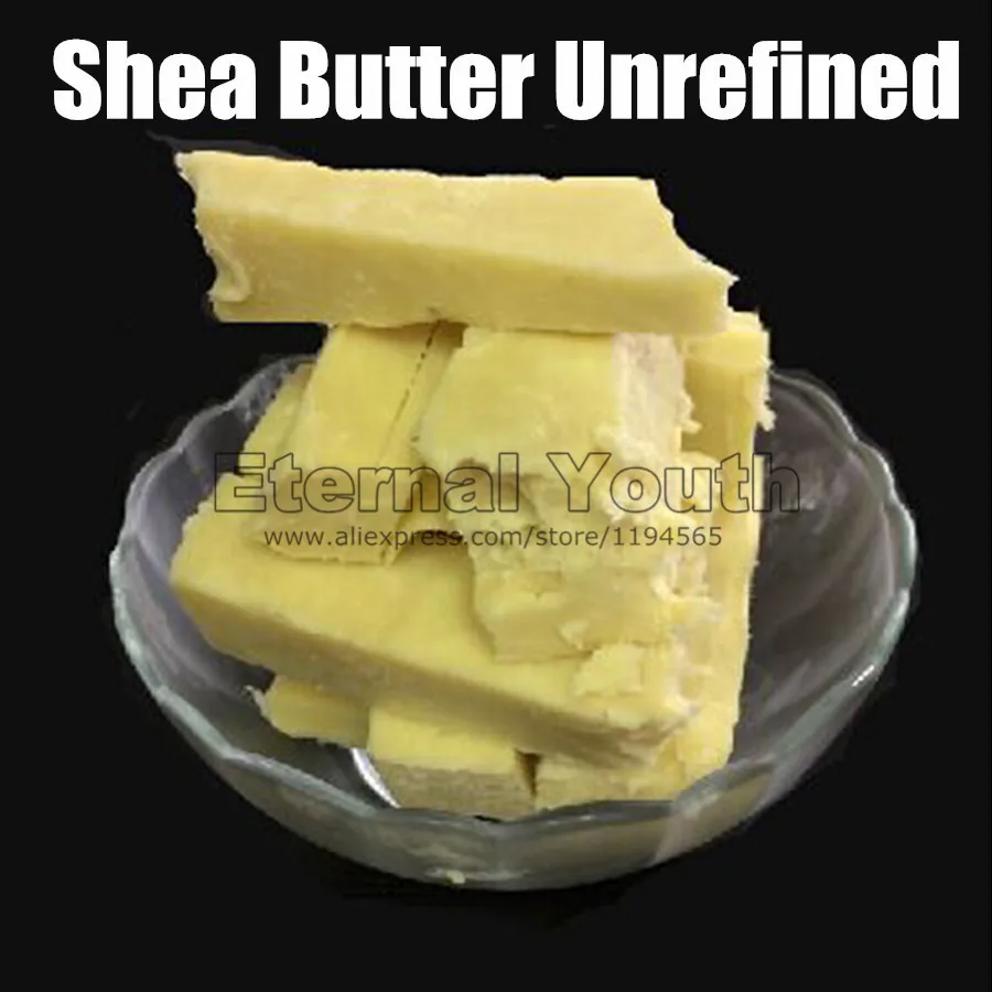 

Unrefined Shea Butter 1KG Africa Ghana Natural 1000g For Handmade Body lotion Lipstick Hand Made Soap Free Shipping