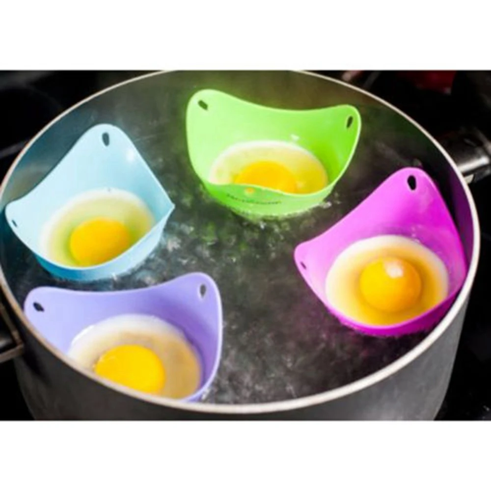 4 шт./компл. силиконовые Poacher Poaching Pods Pan Mould кухонный инструмент для приготовления