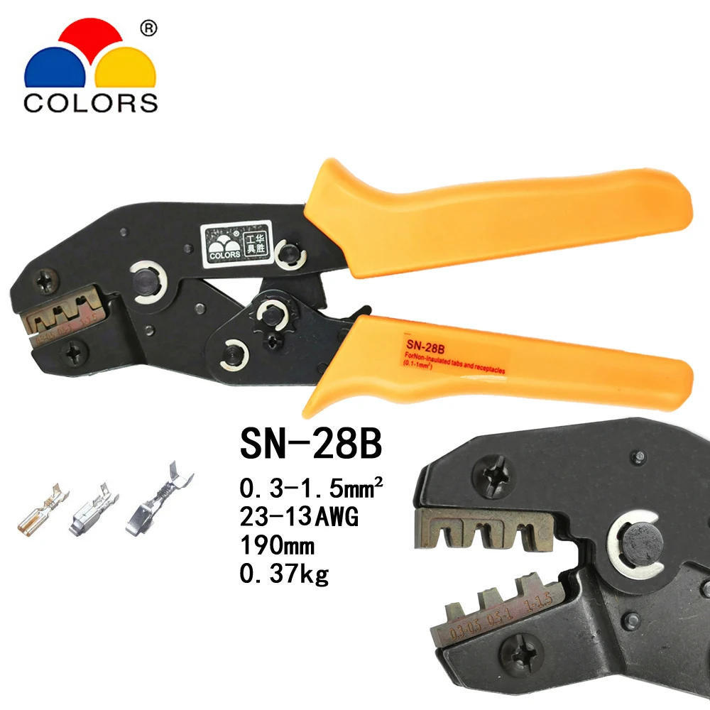 SN 28B обжимные клещи для зачистки проводов комплект TAB 2 8 4 8/C3 XH2.54 2510/трубка/не insuated