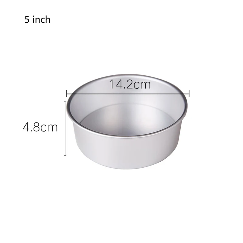 5inch Форма для выпечки торта круглой формы, форма для торта из нержавеющей стали, Весенняя форма, набор кухонных сковородок со съемным дном, инструменты для украшения торта - Цвет: 5inch