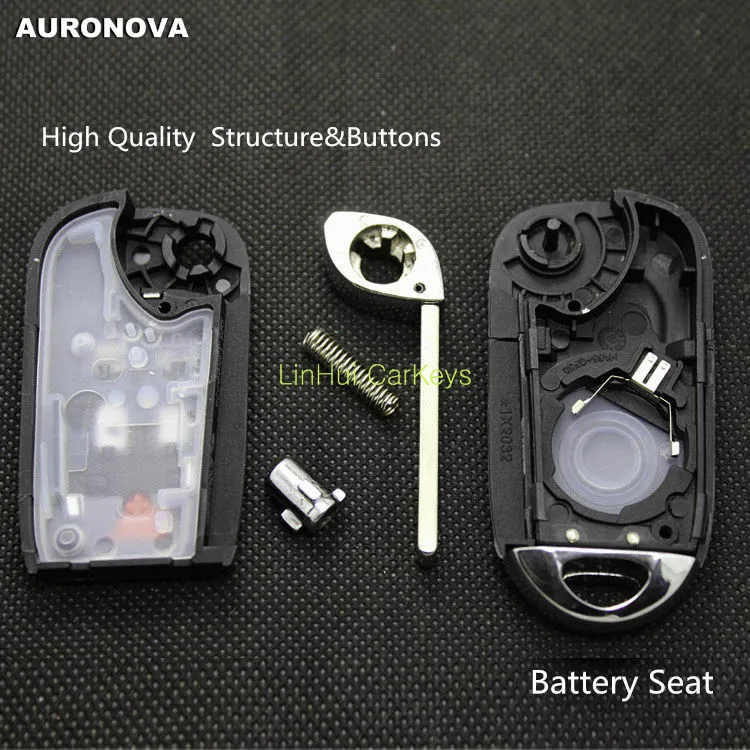 AURONOVA новый обновленный корпус для складного ключа Chevrolet Cruze Aveo раскладной ключ с 3