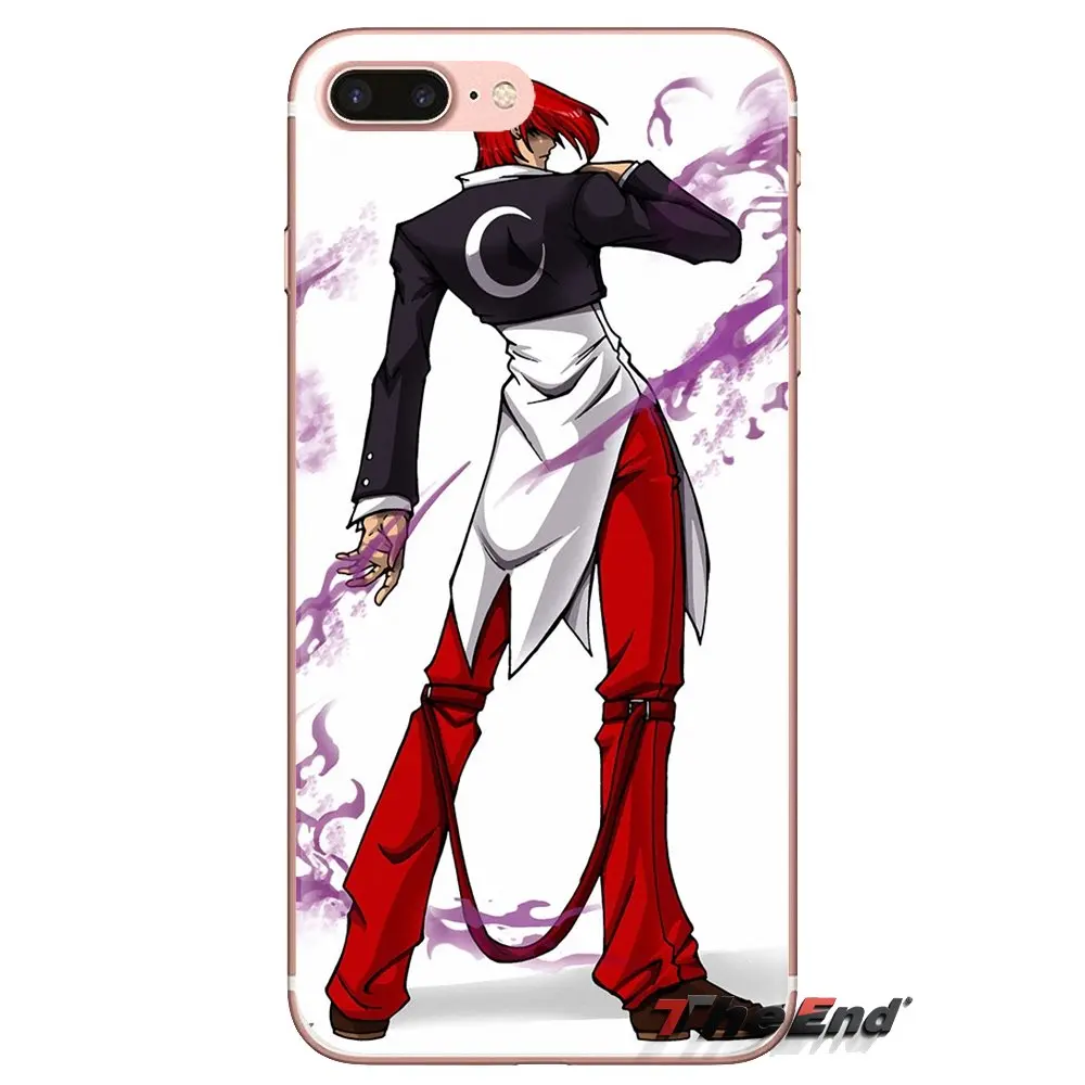 For iPod Touch Apple iPhone 4 4S 5 5S SE 5C 6 6S 7 8 X XR XS Plus MAX The King Of Fighters Iori Yagami Silicone Phone Shell Case |