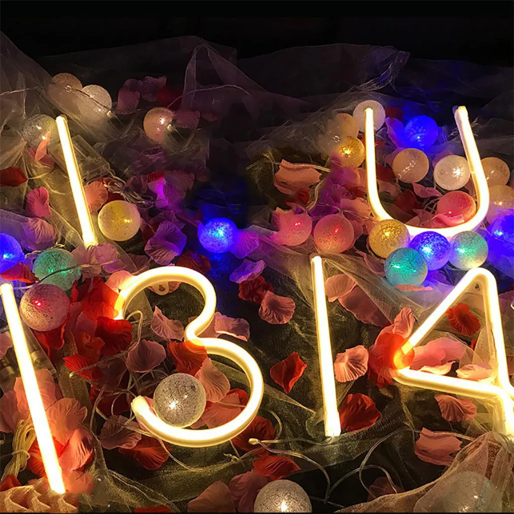 2019 Новое поступление светодиодный письмо светильник s на Пластик буквы стоящий