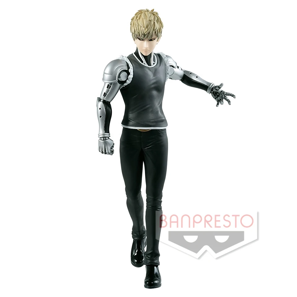 

Tronzo Original Banpresto One Punch Man DXF Premium Figure Genos PVC Action Figure Model Toys Anime Saitama Genos Figurine Jouet