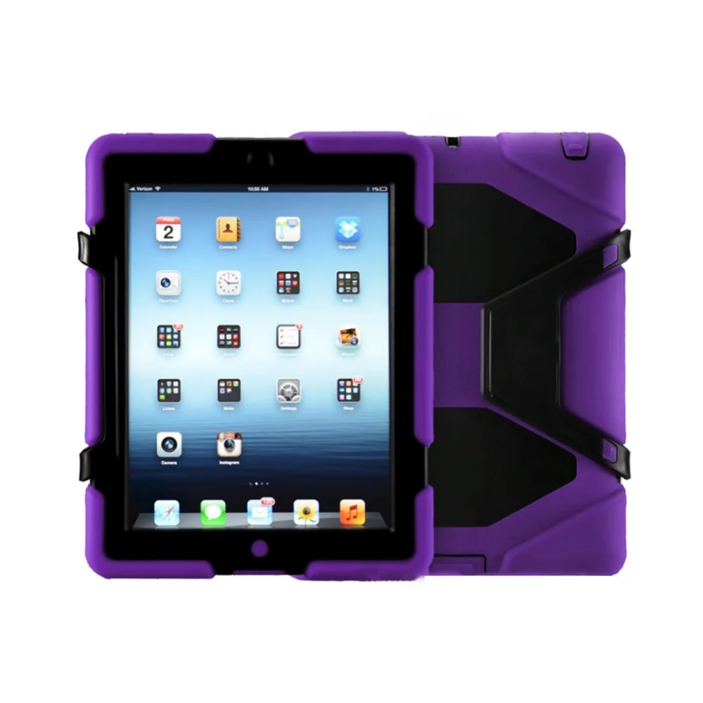 Чехол для Apple iPad 360 градусов Поворотная подставка/подставка ручек и наплечный