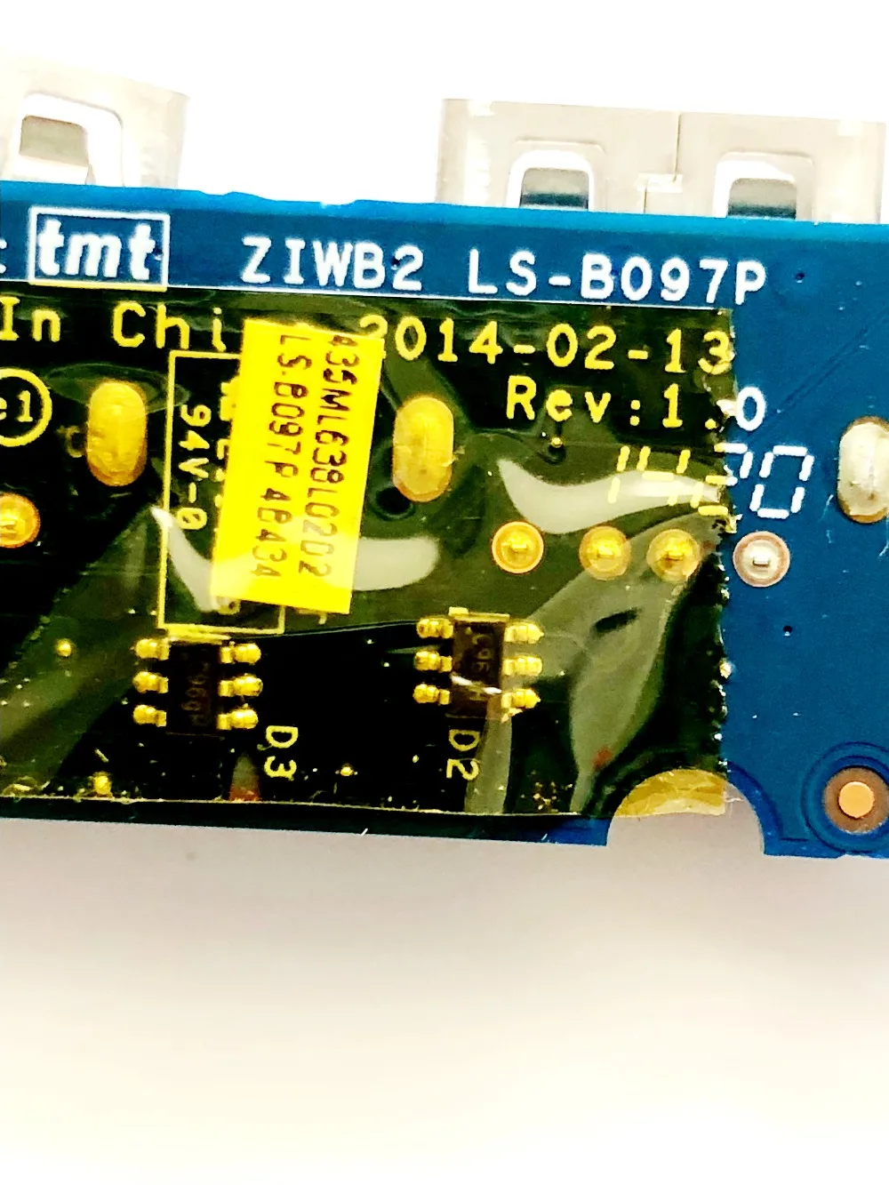 Оригинальный Для Lenovo E40 30 70 45 80 Плата USB аудио Аудио Звуковая карта доска ZIWB2 ls