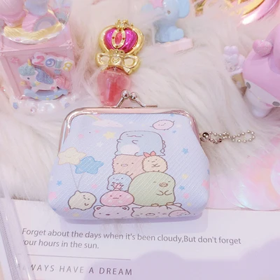 E Аниме Сейлор Мун косплей розовый мини кошелек ключ сумка my melody чехол для монет защелкивающийся кошелек Чехол мягкие куклы плюшевые игрушки - Цвет: E