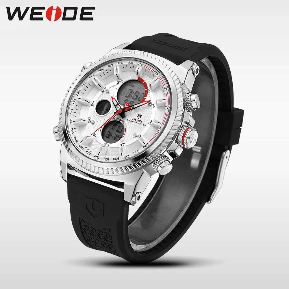WEIDE мужские армейские часы повседневные Оригинальные роскошные спортивные