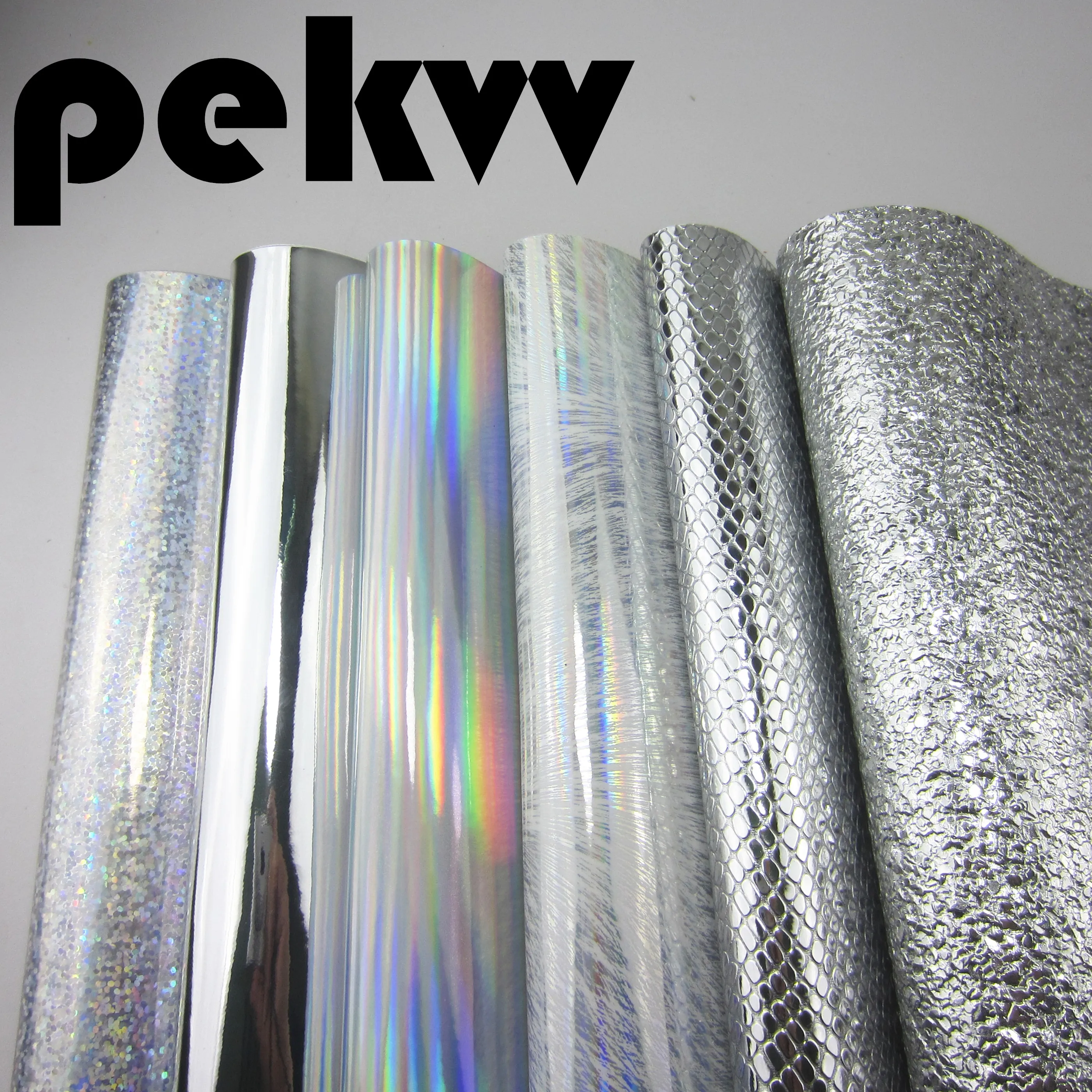 Серебристая зеркальная ткань из искусственной кожи синтетическая кожа для сумок