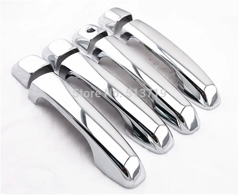 ABS chrome 1 key hole door handle cover fit for Toyota Prado 2014 8pcs per set | Автомобили и мотоциклы