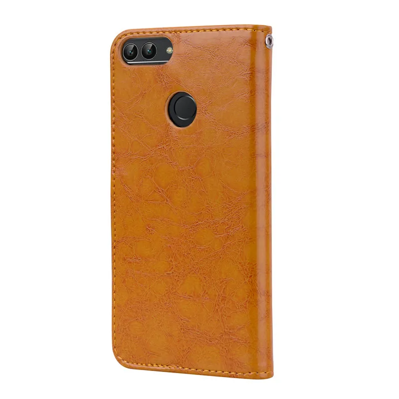 Кожаный чехол-бумажник для huawei P Smart FIG-LX1 L21, флип-чехол для huawei P Smart POT-LX3 LX1, мягкий силиконовый чехол