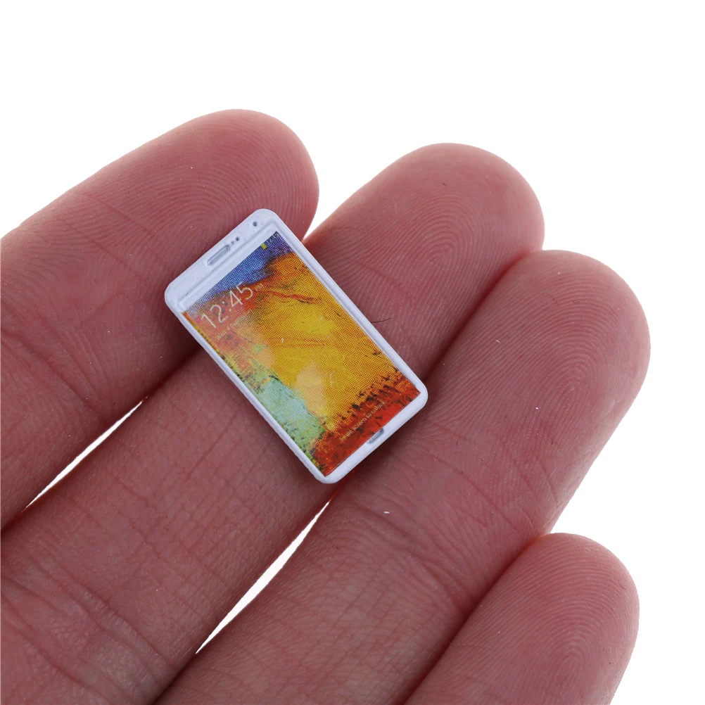 

1/6 1/12 Scale mini phone Dollhouse Miniature Toy Doll Food Kitchen living room Accessories