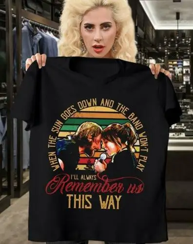 Винтажная футболка A Star Is Born Always member Us черная хлопковая крутая Повседневная pride