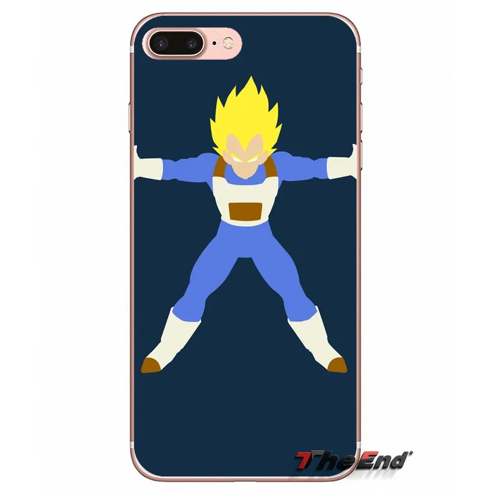 Для Apple iPhone X 4 4S 5 5S SE 5C 6 6s 7 8 плюс ТПУ прозрачный чехол покрывает Dragon Ball z Супер