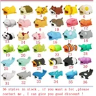 500 шт., протектор кабеля в виде животных для Iphone