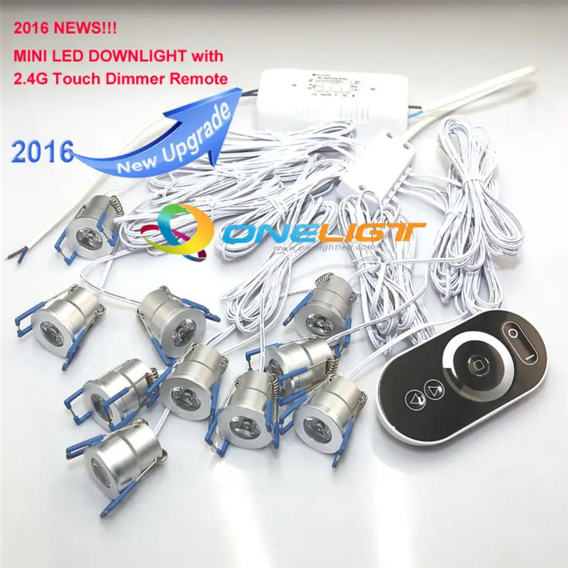 Dimmable Mini LED Cabinet Spot Light 1W/3W LED Downlight 10pcs/lot AC85-265V LED Lamps White or Warm White CE RoHS Free Shipping