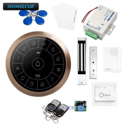 HOMSECUR DIY система контроля доступа с водостойким 280 кг магнитный замок + 2