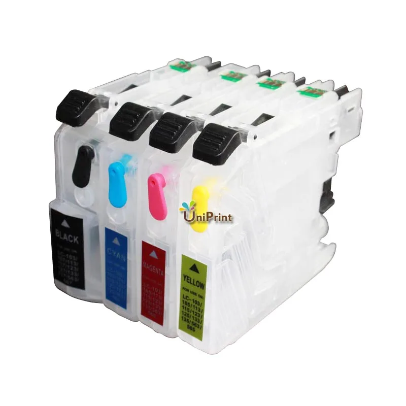 4 шт. lc131 LC133 LC135 Заправляемый чернильный картридж для Brother DCP J152W J552W J752W J172W MFC J870DW J650DW