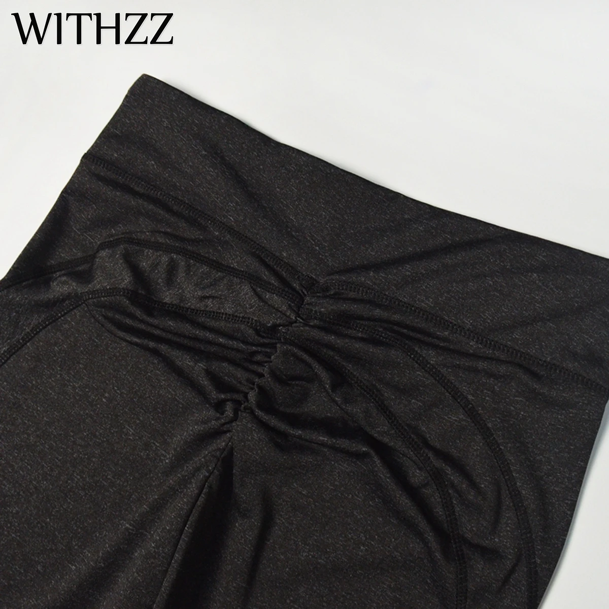 Женские леггинсы для занятий спортом WITHZZ однотонные фитнесс джеггинсы