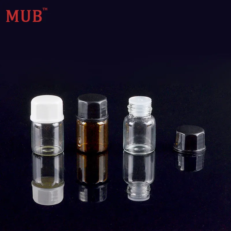 MUB-Лидер продаж 2 мл (50 шт./лот) стеклянные бутылки для эфирных масел маленькие