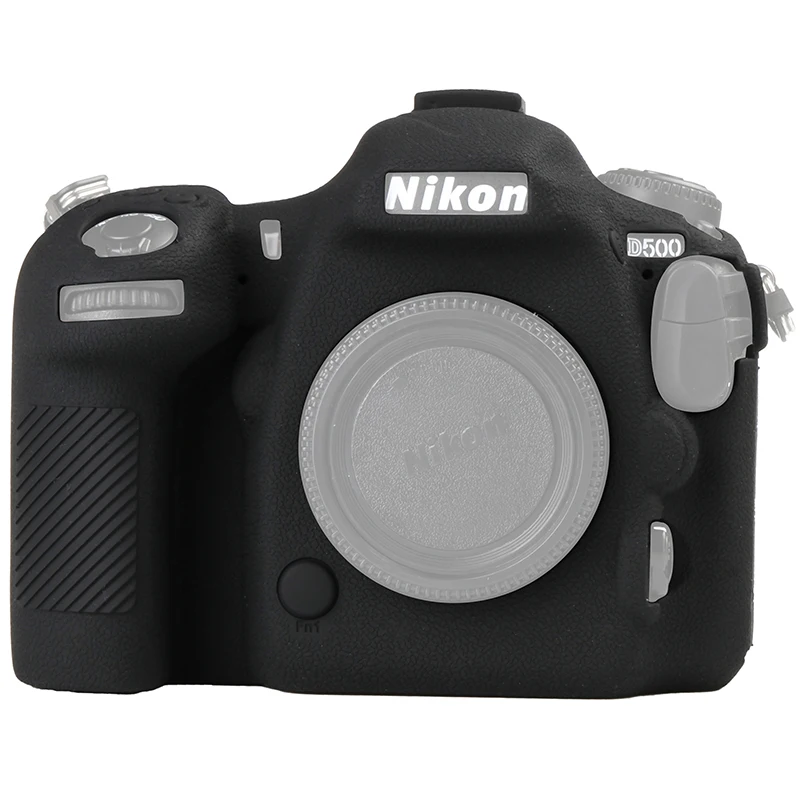 Защитный чехол для камеры Nikon D500 мягкий силиконовый с текстурой личи защитный |
