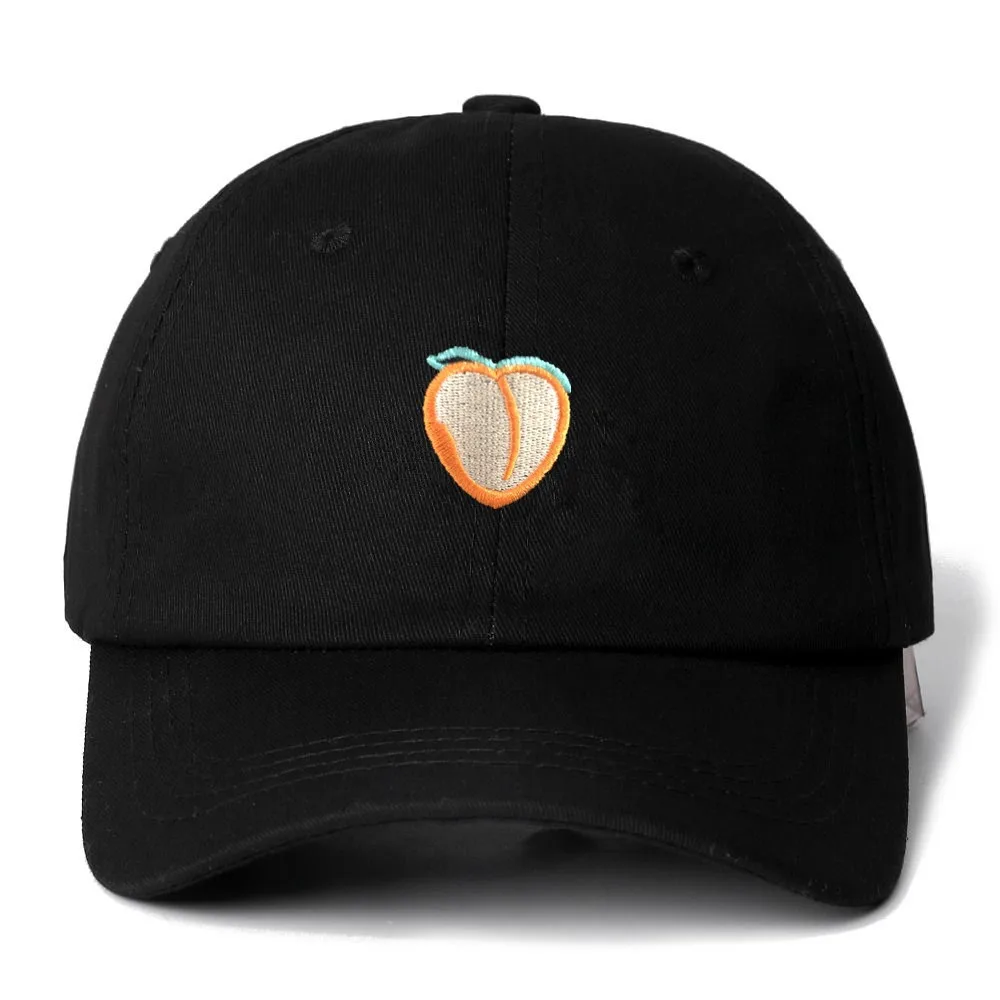 Прямая поставка персиковая Кепка Snapback хлопковая бейсболка для мужчин и женщин