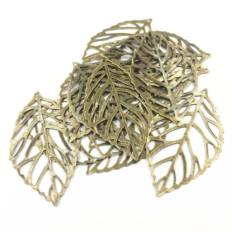 10 шт. соединители отделка декором цветок лист Овальный филигранный обертывания