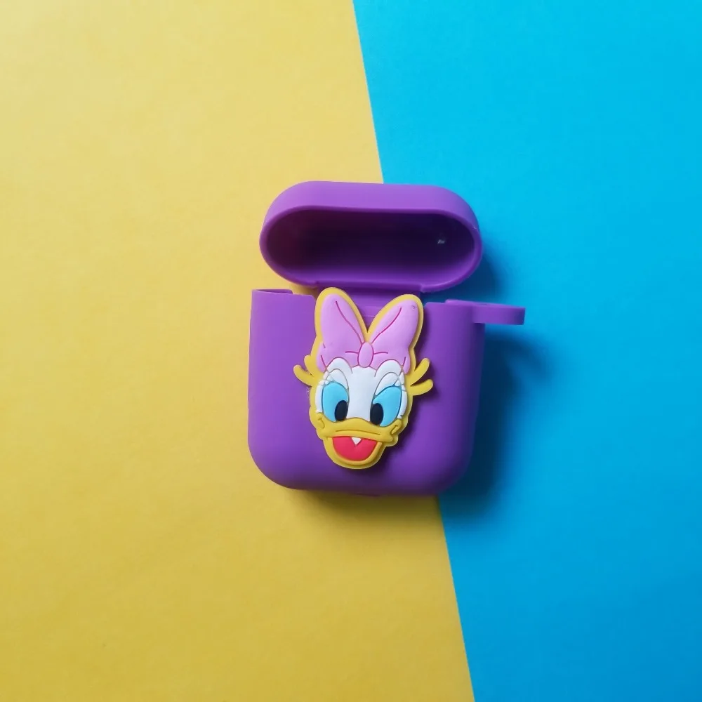 Милый силиконовый чехол для ключей для Apple Airpods, аксессуары для Bluetooth наушников, защитный чехол для Air pods