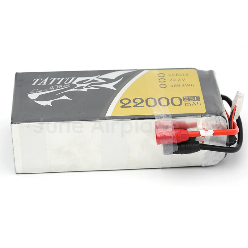 Батарея TATTU 22000mAh 22 2 V 6S литий полимерный аккумулятор 25C для большой нагрузки