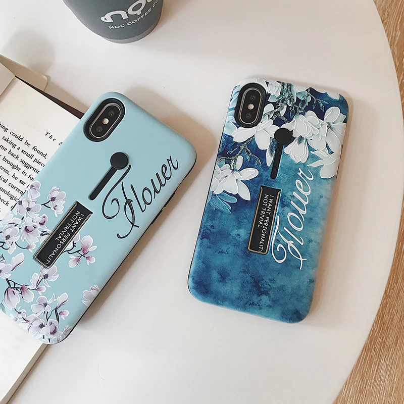 Модный чехол-подставка для телефона iPhone 7 8 6 6s Plus силиконовый чехол-накладка