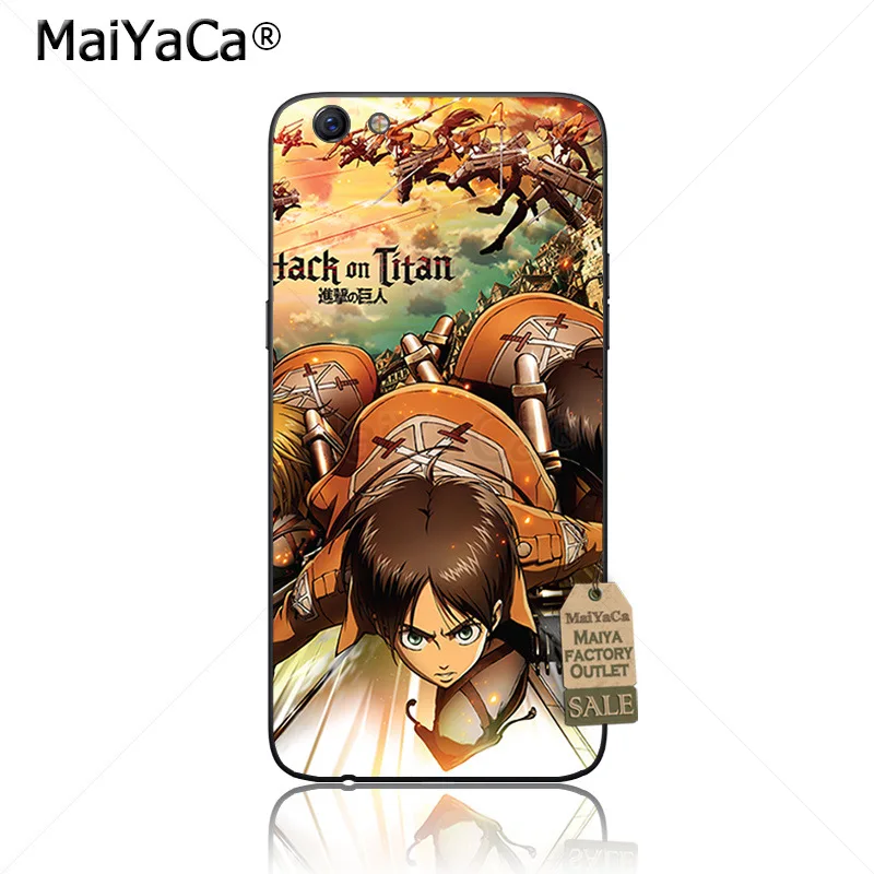 Классический чехол MaiYaCa из аниме атака на Титанов аксессуары для телефона OPPO R9s R11